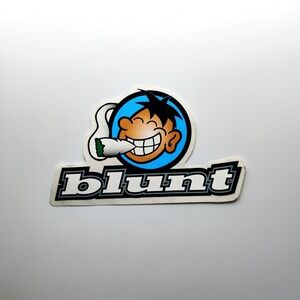 Blunt Clothing Sticker Streetwear Skateboard Classic 1990s Vintage